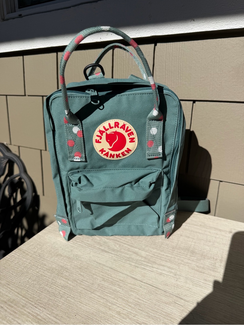 FJALLRAVEN KÅNKEN MINI - FROST GREEN/CONFETTI PATTERN